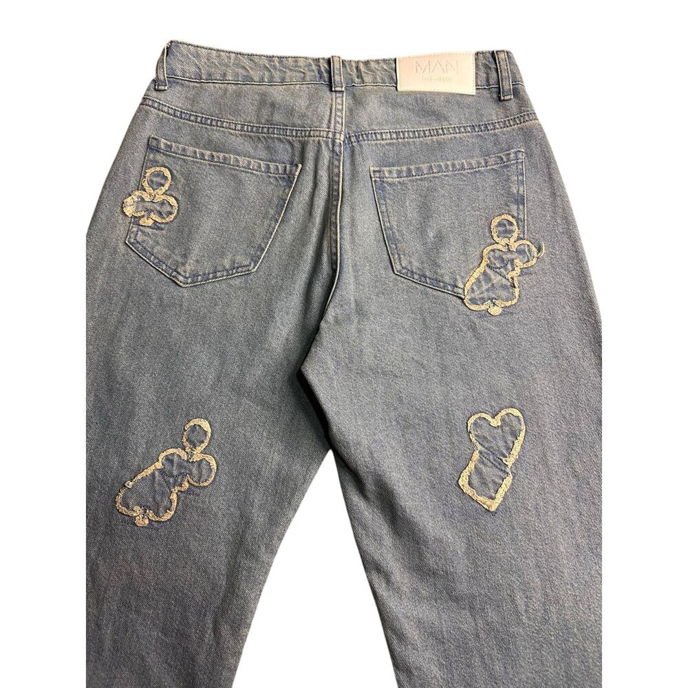 Women's Man (boohooMAN) Jeans Vintage Straight 30x31 - Picture 7 of 8